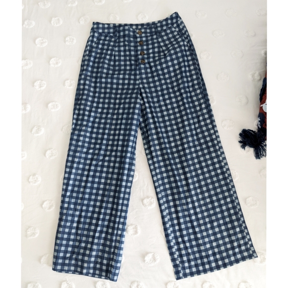 Saint Geraldine - Marshall Gingham Crop Pants - Picture 2 of 3